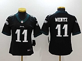 Women Limited Nike Philadelphia Eagles #11 Carson Wentz Black Vapor Untouchable Jersey,baseball caps,new era cap wholesale,wholesale hats